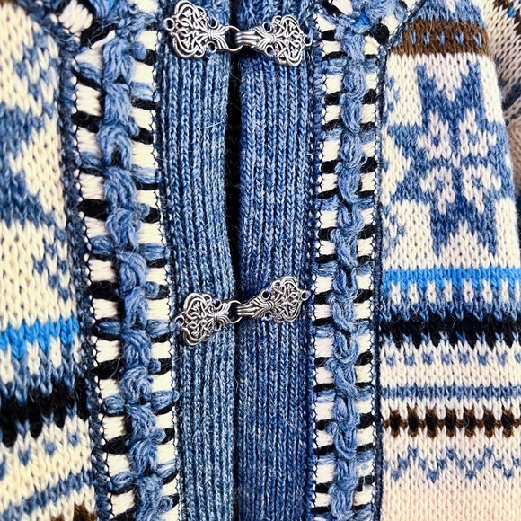 VINTAGE NORDSTRIKK WOOL CARDIGAN SWEATER - Picture 10 of 10